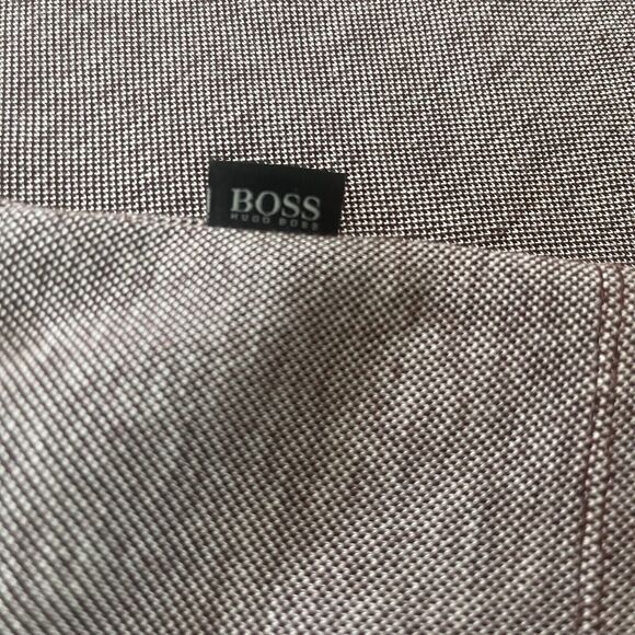 Hugo Boss Piceno Mens XL Sweater Red Maroon Button Pullover Cotton Blend - Picture 4 of 7